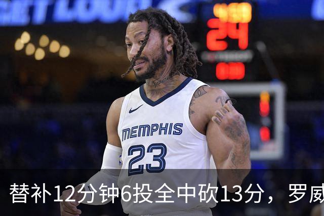 替补12分钟6投全中砍13分，罗威半场打疯了